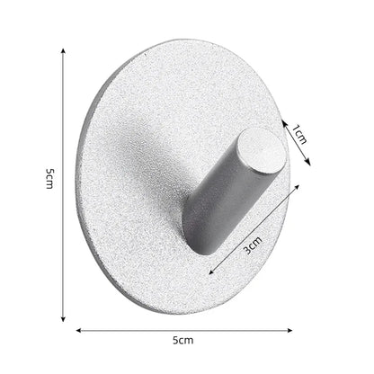 Adhesive Wall Hooks Towel Holder Door Key Cloth Coat Bathroom Robe Hanger Kitchen Hardware Rack Bag Hook Organizer For Hanging