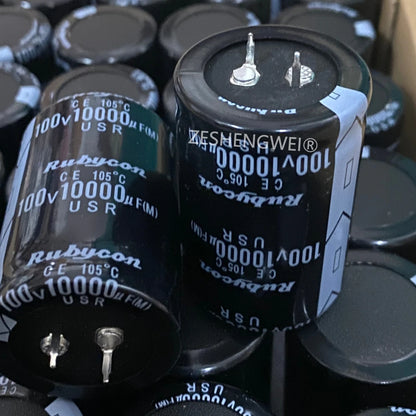 30-2PCS 100V10000UF Electrolytic capacitor 10000UF100V 10000uf 100v 35*50mm Amplifier Audio Filter Capacitors