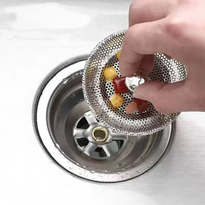 Waste Plug Sink Strainer Stainless Steel Basin Drain Filter Shower Floor Sewer Mesh Hair Catcher Kitchen Bathroom Accessories