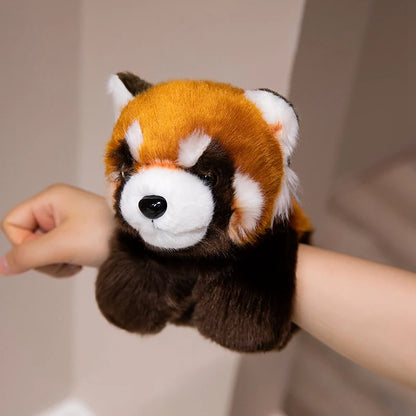 Highland Cow  Red Panda Plush Backpacks Cute Panda Plushies Kawaii Clap Ring Wristband Halloween Birthday Gifts