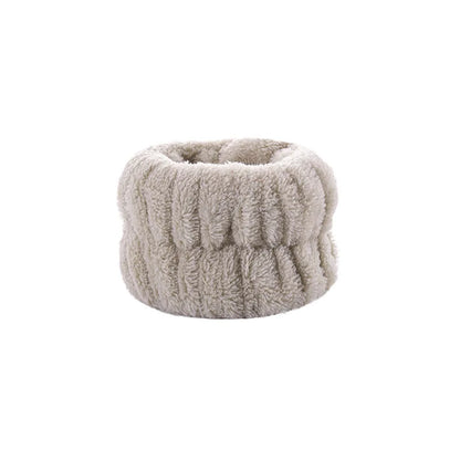 1/2/3Pcs Face Wash Absorbent Wristband Headband Hair Accessories Set Women Girls Coral Fleece Hair Bands Cuff Waterproof Bands