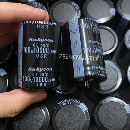 30-2PCS 100V10000UF Electrolytic capacitor 10000UF100V 10000uf 100v 35*50mm Amplifier Audio Filter Capacitors