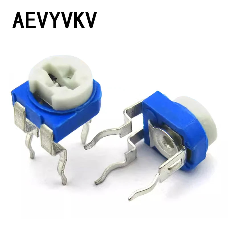 20Pcs RM065 RM-065 Series 100 200 500 1K 2K 5K 10K 20K 50K 100K 200K 500K 1M Ohm Trimpot Trimmer Potentiometer Variable Resistor