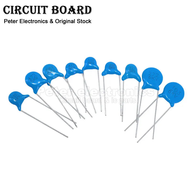 (1-20pcs) 1KV 2KV 3KV 6KV 10KV 15KV 20KV 30KV Capacitors 1nF 2.2nF 101 151 221 331 471 681 102 222 472 103High Voltage Capacitor
