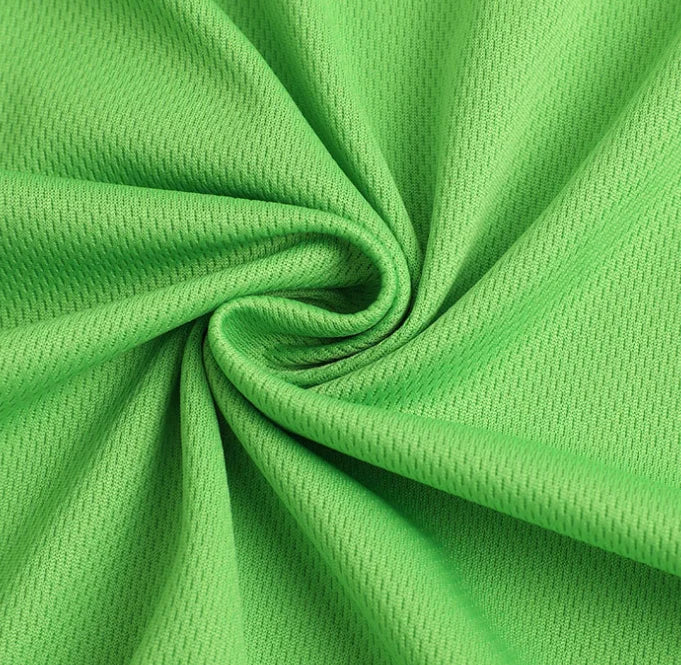 Bird Eye Quick Dry Sport Training Jersey Fabric Moisture Wicking Breathable Mesh Short Sleeve Athletic Shirt Clothing Material