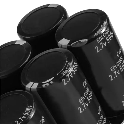 ABGN Farad Capacitor 2.7V 500F With Protective Plate Capacitors