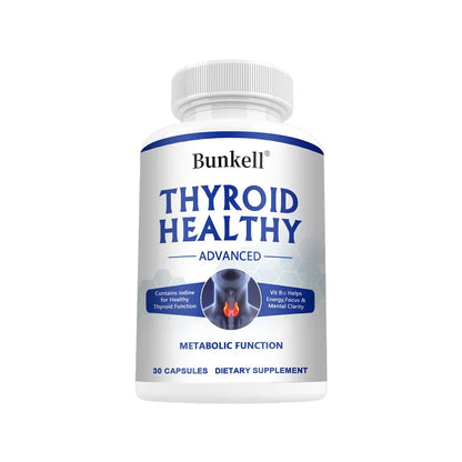 Thyroid Support Supplement for Women and Men, with Iodine, B12 and L-Tyrosine, Supports Hormone Health, Energy and Metabolism