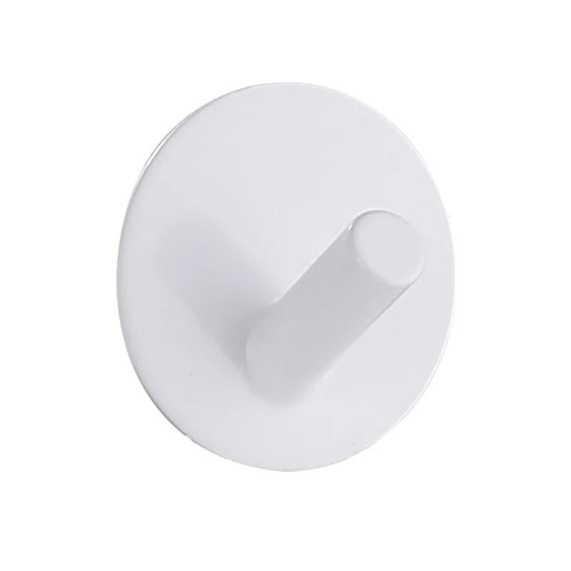 Adhesive Wall Hooks Towel Holder Door Key Cloth Coat Bathroom Robe Hanger Kitchen Hardware Rack Bag Hook Organizer For Hanging