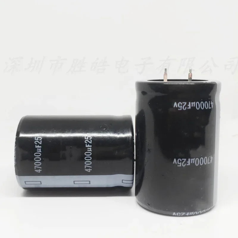 （5PCS） 25V47000UF  Aluminum Electrolytic Capacitors   35x50MM   High Quality