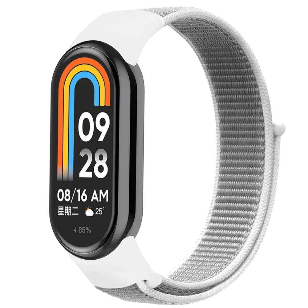 Nylon Loop Strap For Xiaomi Mi Band 10 Smart Watch Belt Wristband Breathable Watchband Correa For Mi Band 9/8 Strap Accessories