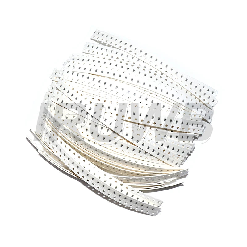 1500PCS/Set Resistors Assorted Set SMD 60 Values X 25Pcs 0R-10M Ohm 1% High Precision Film Chip Resistance Kit 0603 0805