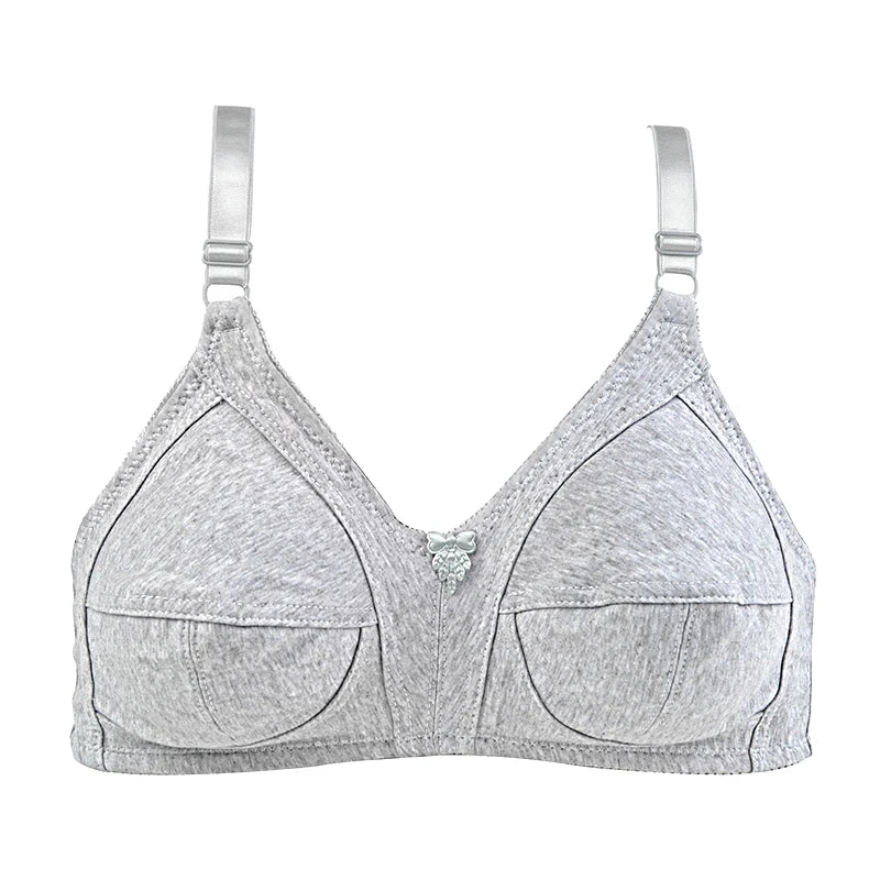 Wireless Soft Non Padded Cotton Bras For Women Comfortable Underwear Everyday Thin Lingerie C D Cup