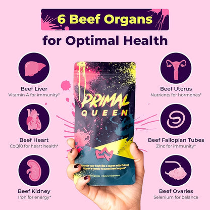 Supplement for Women - Supports Hormone Balance, Energy & Wellness - Liver, Heart, Kidney, Bone Marrow - Female Support Blend