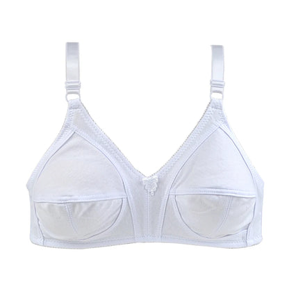 Wireless Soft Non Padded Cotton Bras For Women Comfortable Underwear Everyday Thin Lingerie C D Cup
