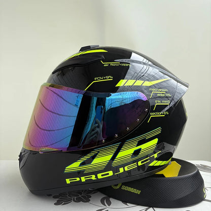 Full Face Motorcycle Helmets Latest Downhill Racing Motorbike Riding Casco Capacete De Moto DOT Approved For Men Women Kask
