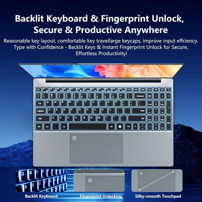 LENO 15.6" 4K Ultra Thin Laptop, Intel Core i9-9900, Windows 11, 16GB RAM 1TB SSD, Portable Business & Gaming Notebook Computer
