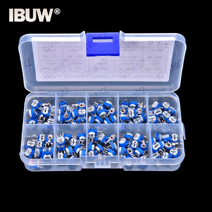10Values 500R-200K 100PCS RM063 Variable Resistor KIT 1K 10K 100K 1M 2K 20K 200K 5K 50K 500R