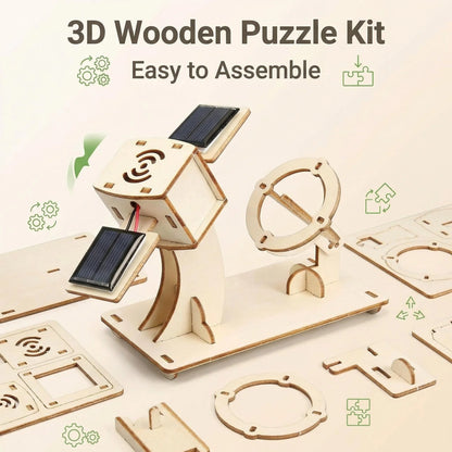 Children's solar energy science and education experiment Diy toys, hand-assembled models, science and education toy gifts