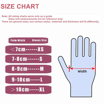 20/50/100PCS Pink Nitrile Gloves Disposable Powder Free Latex Gloves for Household Cleaning Beauty Salon Working Kitchen Gloves