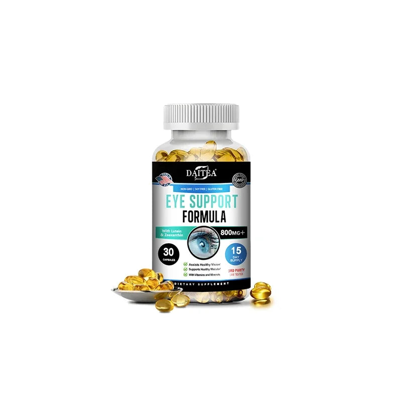 Eye Support Supplements - Vision, Myopia, Vitamins and Minerals for Eye Care, Improve Eye Edema, Relieve Fatigue, Healthy Macula
