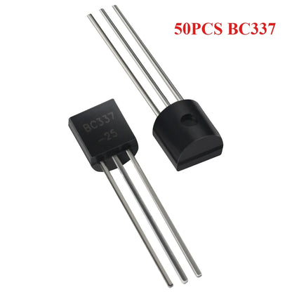 50-900PCS Transistors kit NPN PNP S8050 S8550 S9012 2N3904 2N3906 C1815 A1015 MJE13001 BC327 BC337 BC517 BC547 BC548 BC549 BC558