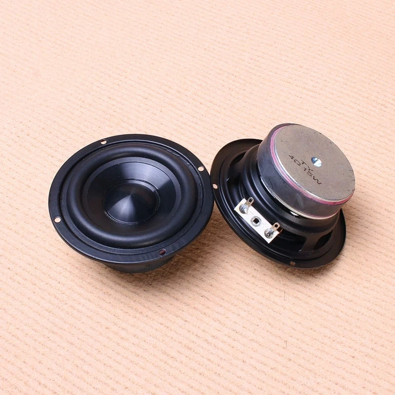 SOTAMIA 2Pcs 3 Inch Midrange Bass Full Range Speakers 4 Ohm 15W PP Cone Waterproof Speaker Hifi Music Home Theater Loudspeaker