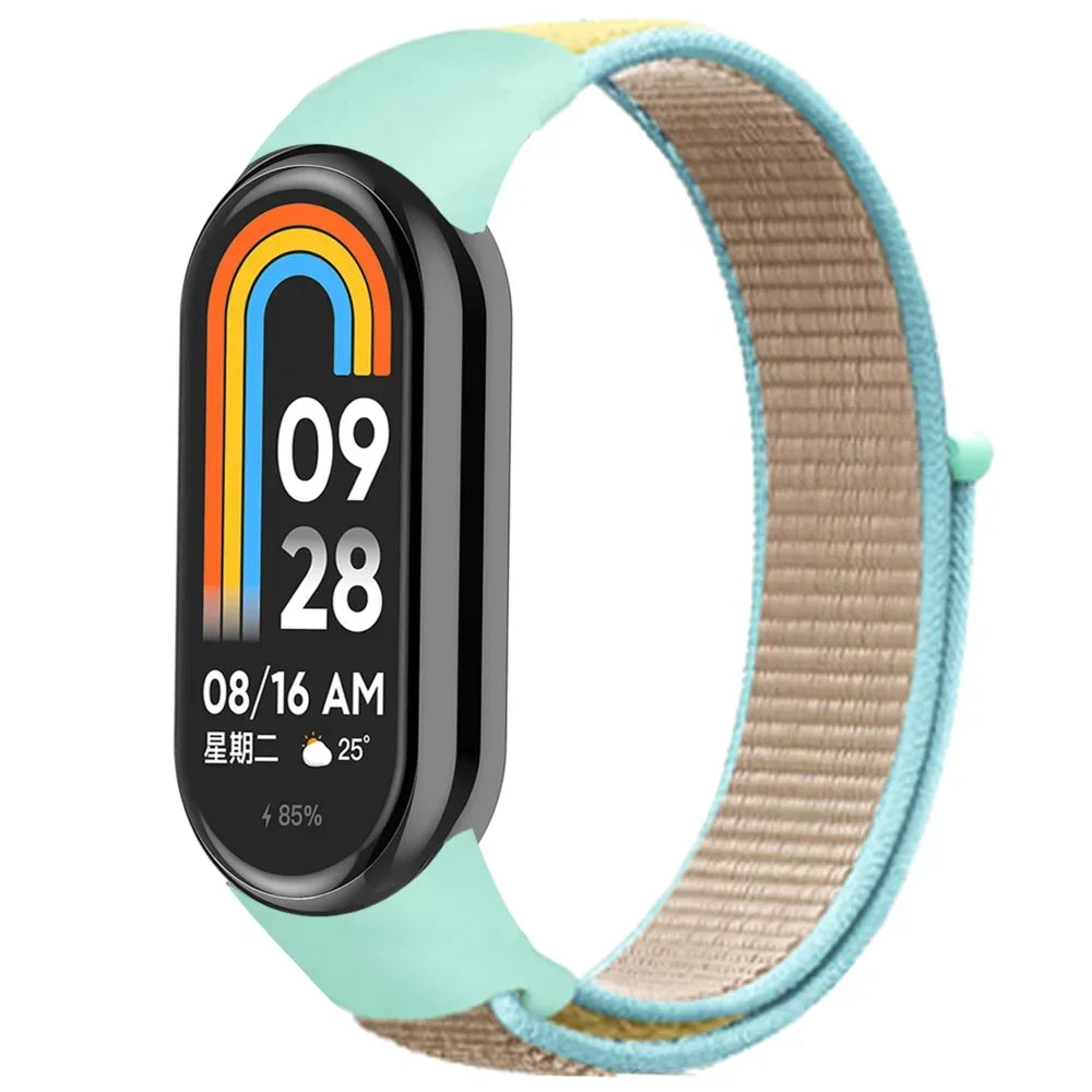 Nylon Loop Strap For Xiaomi Mi Band 10 Smart Watch Belt Wristband Breathable Watchband Correa For Mi Band 9/8 Strap Accessories