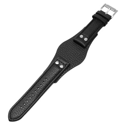 Leather Watch Strap for Fossil CH2564 CH2565 CH2891CH3051 Wristband 22mm 20mm Black Brown Tray Watchband with Rivet Style