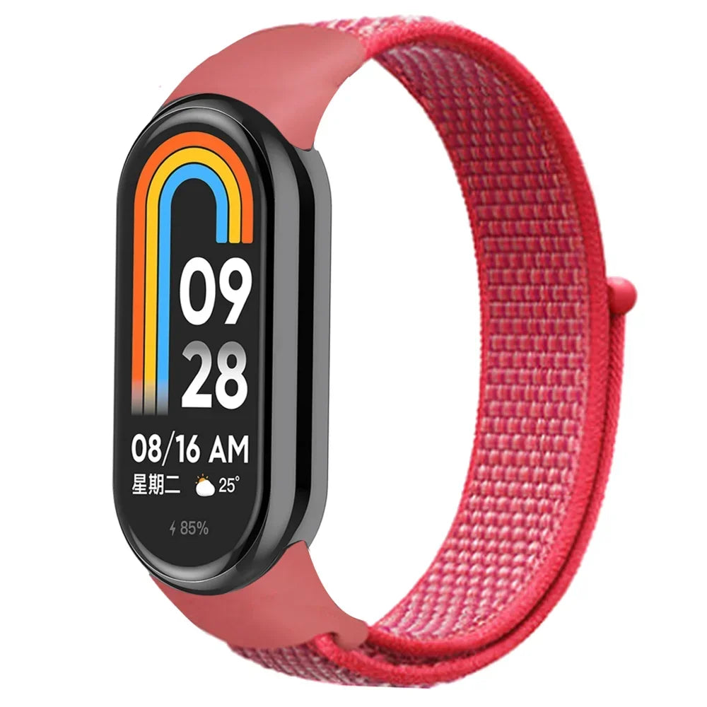 Nylon Loop Strap For Xiaomi Mi Band 10 Smart Watch Belt Wristband Breathable Watchband Correa For Mi Band 9/8 Strap Accessories