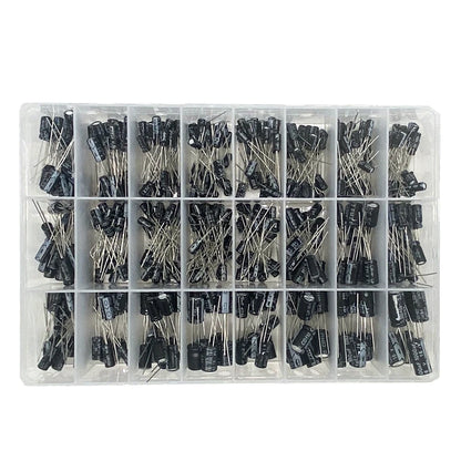 510Pcs/lot 24 Values10V/16V/25V/50V (0.1uF~1000uF)Electrolytic capacitor Assorted capacitors assortment samples electronic kits