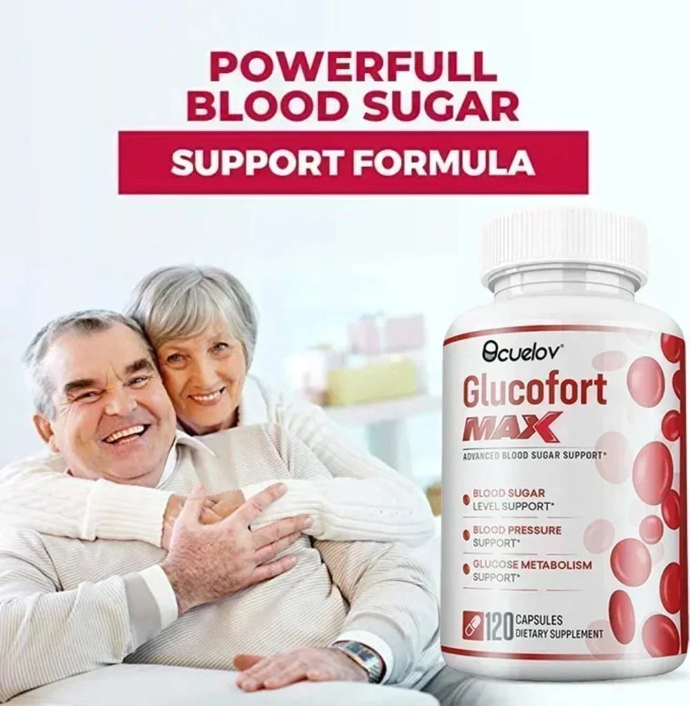 Glucofort Supplement Capsule with Vitamin C, Ginseng, Advanced Blood Sugar Support, Promotes Immune, Boosts Metabolism