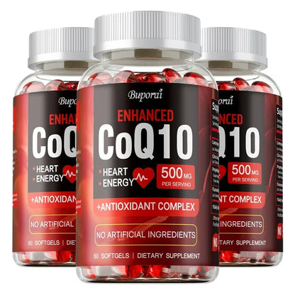 CoQ10 Supplement - Super Absorption, Antioxidant, Good for Heart Health and Energy Production, Coenzyme Q10 Vitamin
