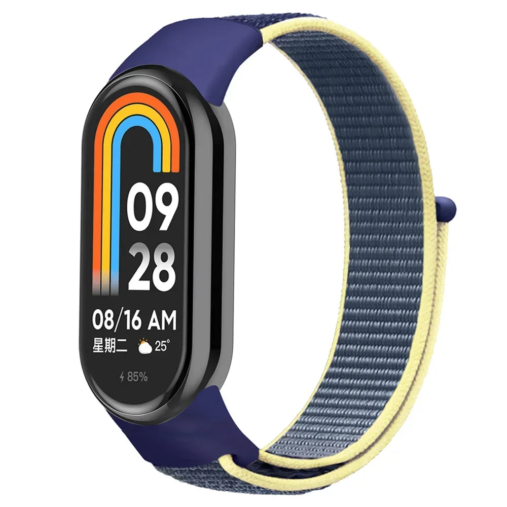 Nylon Loop Strap For Xiaomi Mi Band 10 Smart Watch Belt Wristband Breathable Watchband Correa For Mi Band 9/8 Strap Accessories