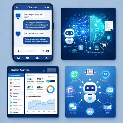 Enterprise AI Chatbot Software for Customer Support Automation with NLP AI Engine Real-Time Responses Cloud Integration