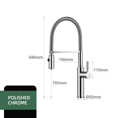 Brushed Gold Kitchen Faucets Single Handle Pull Out Kitchen Mixer Hot And Cold Water Swivel Degree Water Tap