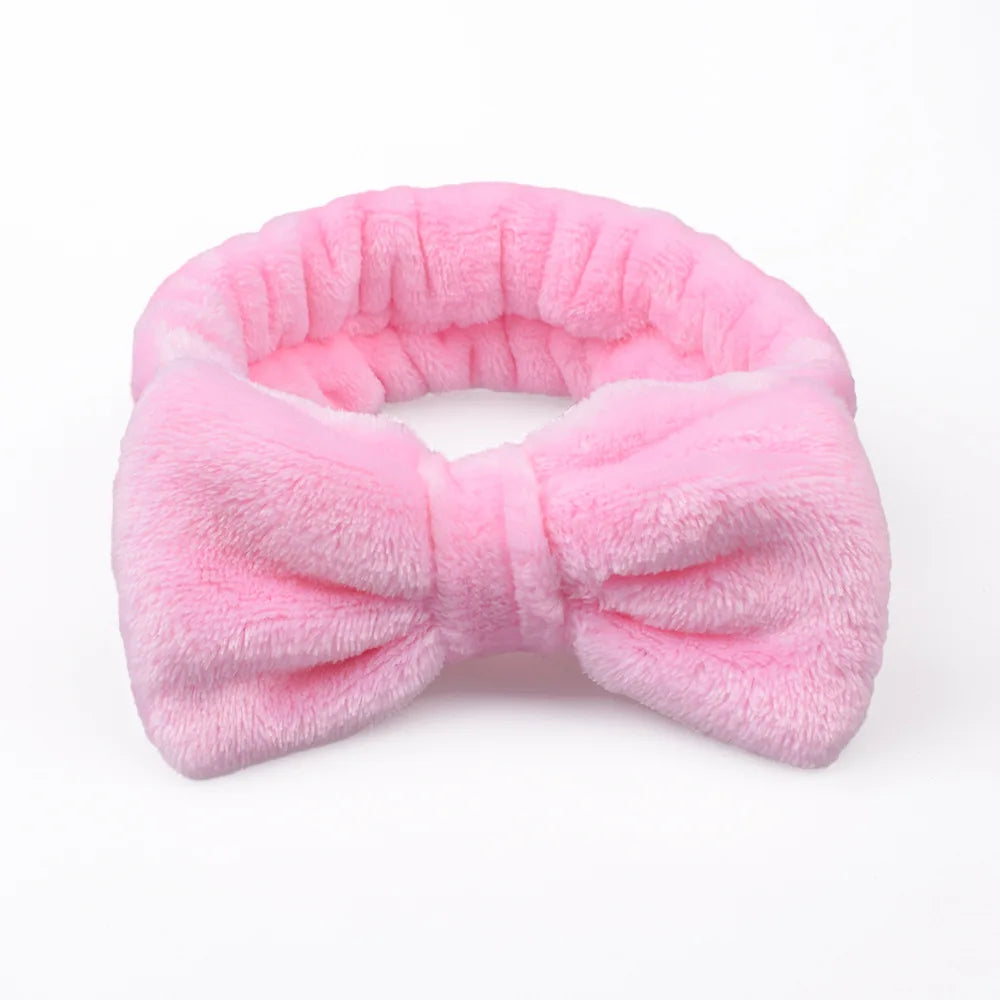 1/2/3Pcs Face Wash Absorbent Wristband Headband Hair Accessories Set Women Girls Coral Fleece Hair Bands Cuff Waterproof Bands