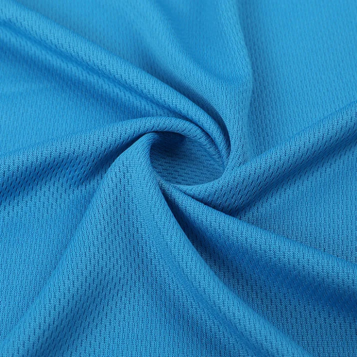 Bird Eye Quick Dry Sport Training Jersey Fabric Moisture Wicking Breathable Mesh Short Sleeve Athletic Shirt Clothing Material