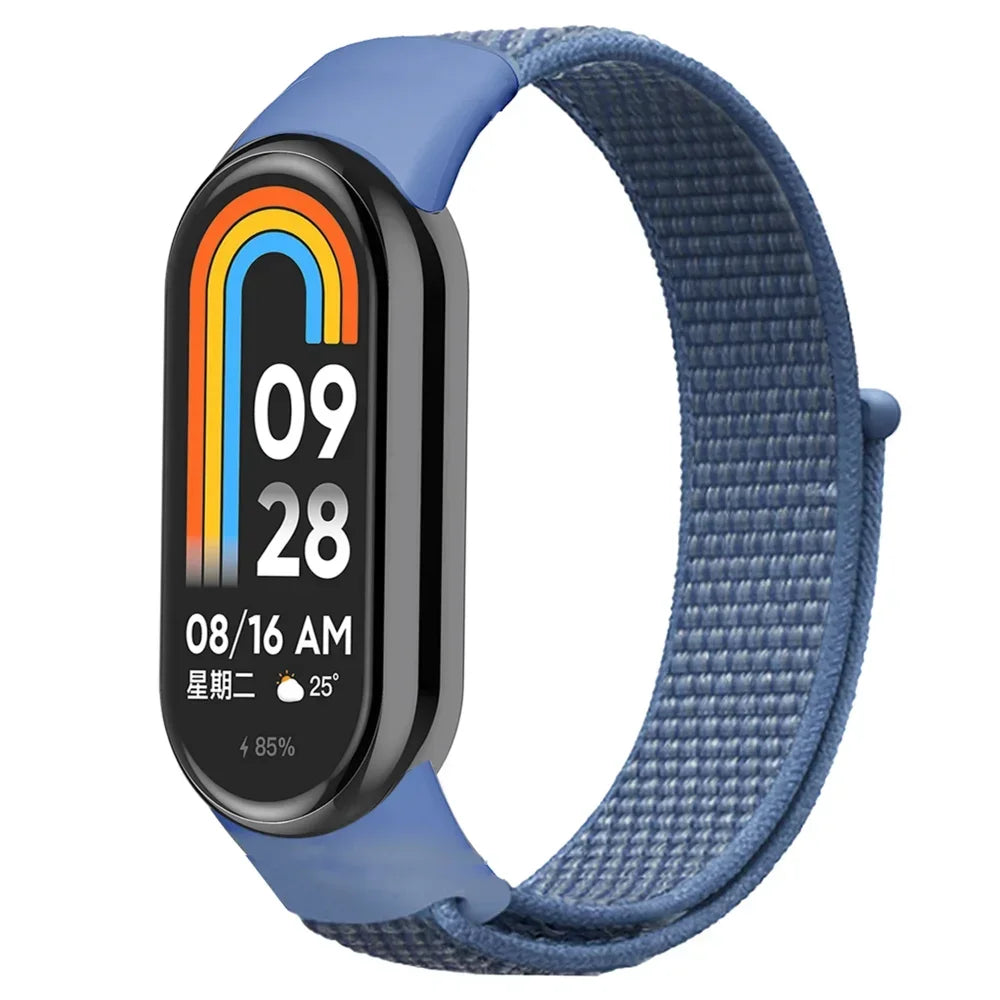 Nylon Loop Strap For Xiaomi Mi Band 10 Smart Watch Belt Wristband Breathable Watchband Correa For Mi Band 9/8 Strap Accessories