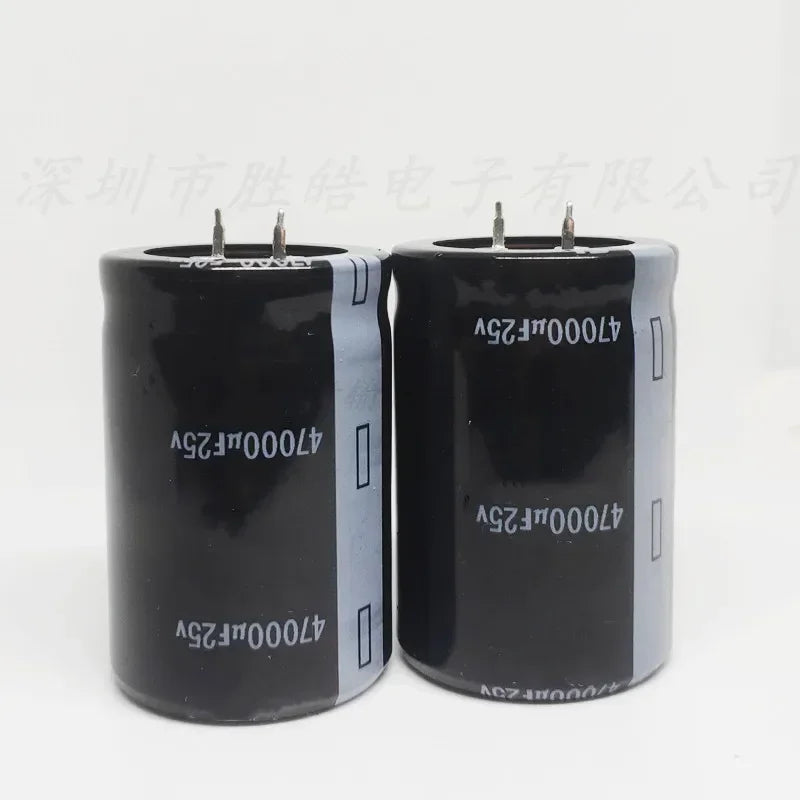 （5PCS） 25V47000UF  Aluminum Electrolytic Capacitors   35x50MM   High Quality