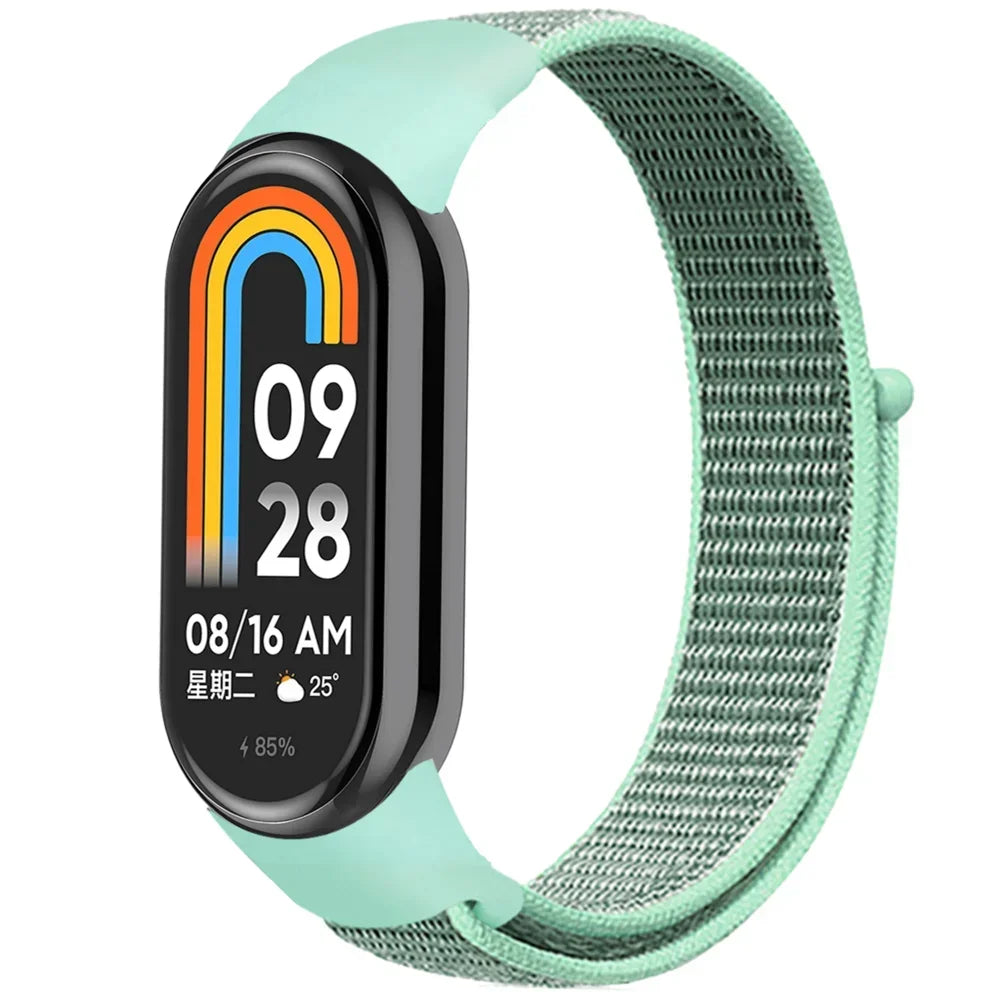 Nylon Loop Strap For Xiaomi Mi Band 10 Smart Watch Belt Wristband Breathable Watchband Correa For Mi Band 9/8 Strap Accessories