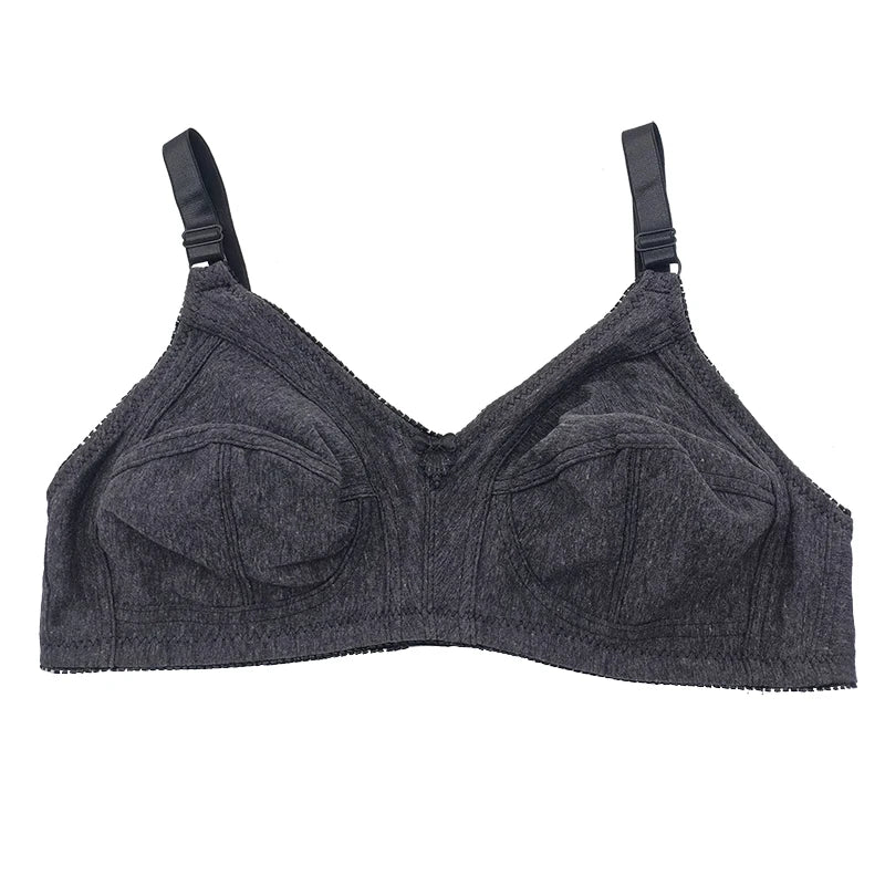 Wireless Soft Non Padded Cotton Bras For Women Comfortable Underwear Everyday Thin Lingerie C D Cup