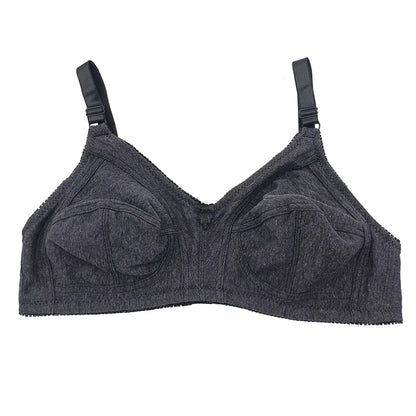 Wireless Soft Non Padded Cotton Bras For Women Comfortable Underwear Everyday Thin Lingerie C D Cup