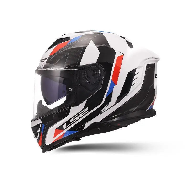 LS2 FF818 Motorcycle Helmet Full Face Double Lens Off-road Racing Helmet Men Breathable Cascos Para Moto DOT Casco Moto