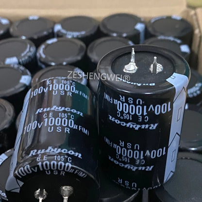 1-20PCS 100V10000UF Electrolytic capacitor 10000UF100V 10000uf 100v 35*50mm Amplifier Audio Filter Capacitors