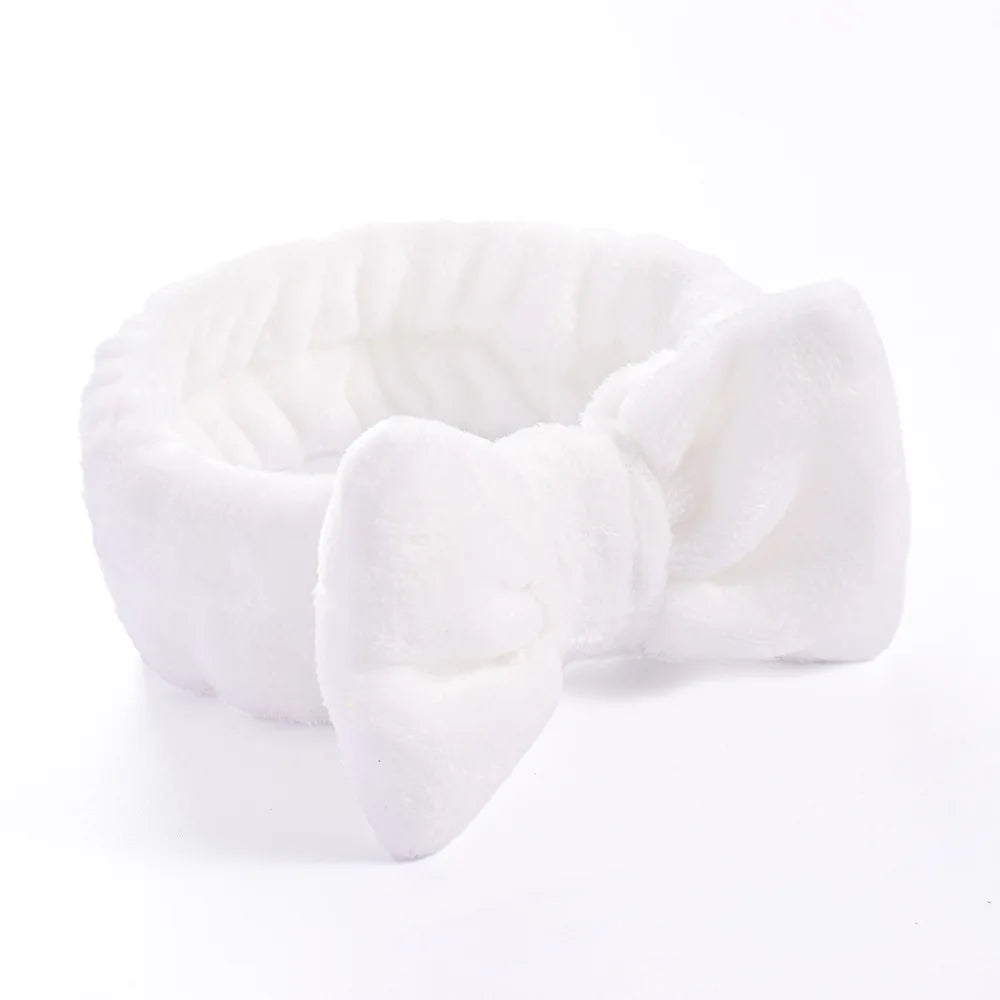 1/2/3Pcs Face Wash Absorbent Wristband Headband Hair Accessories Set Women Girls Coral Fleece Hair Bands Cuff Waterproof Bands