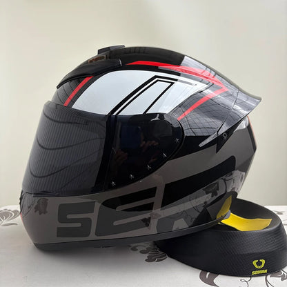 Full Face Motorcycle Helmet Men Women DOT Winter Safety Anti-Fog Waterproof Riding Motorbike Helmet Casco Motocross