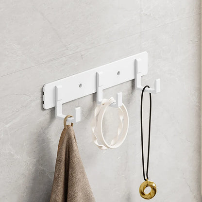 Hook White Towel Hook For Bathroom Clothes Coat Hook Bedroom Robe Hook Livingroom Kitchen Accessori