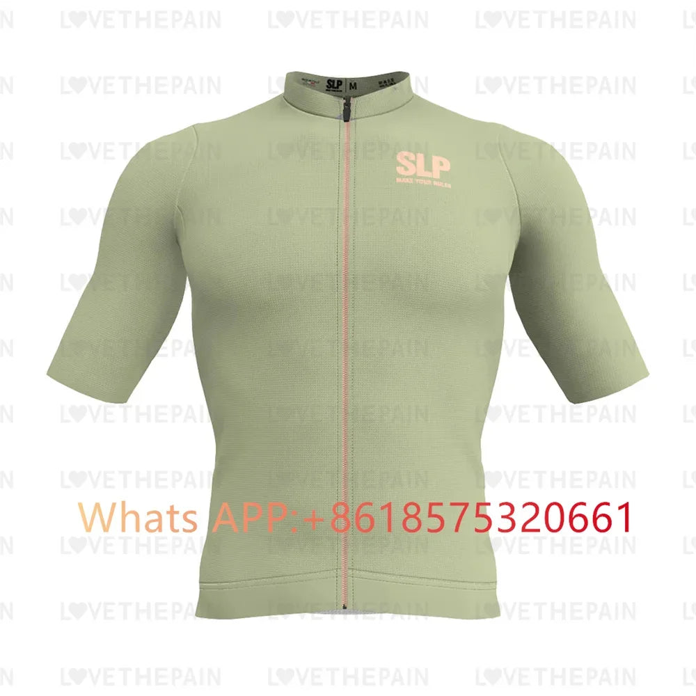 SLp Men Cycling Jersey Classic Cycling Racing Tops Short Sleeve Cyclist Clothes Shirt Maillot Summer Bicycle Bike Wear SLOPLINE