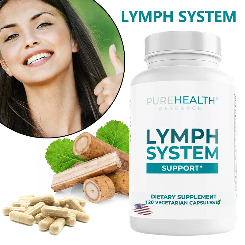 Lymphatic Drainage Supplement - Contains Dandelion Extract, Intestinal Lipid Absorption, Improves Immunity, Relieves Swelling
