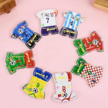 1/10/20pcs Soccer Maze Party Favors, Football Theme Pinball Game Toys, Goody Bag Fillers for Kids Birthday Christmas Gift